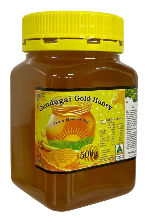 Gundagai Gold Honey 500g square